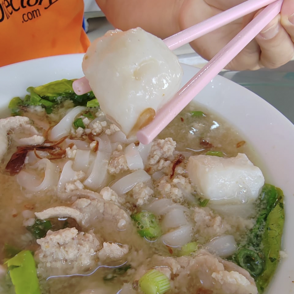 Traditional Teochew Noodle Soup served at One Food Centre in Taman Universiti, Skudai, Johor