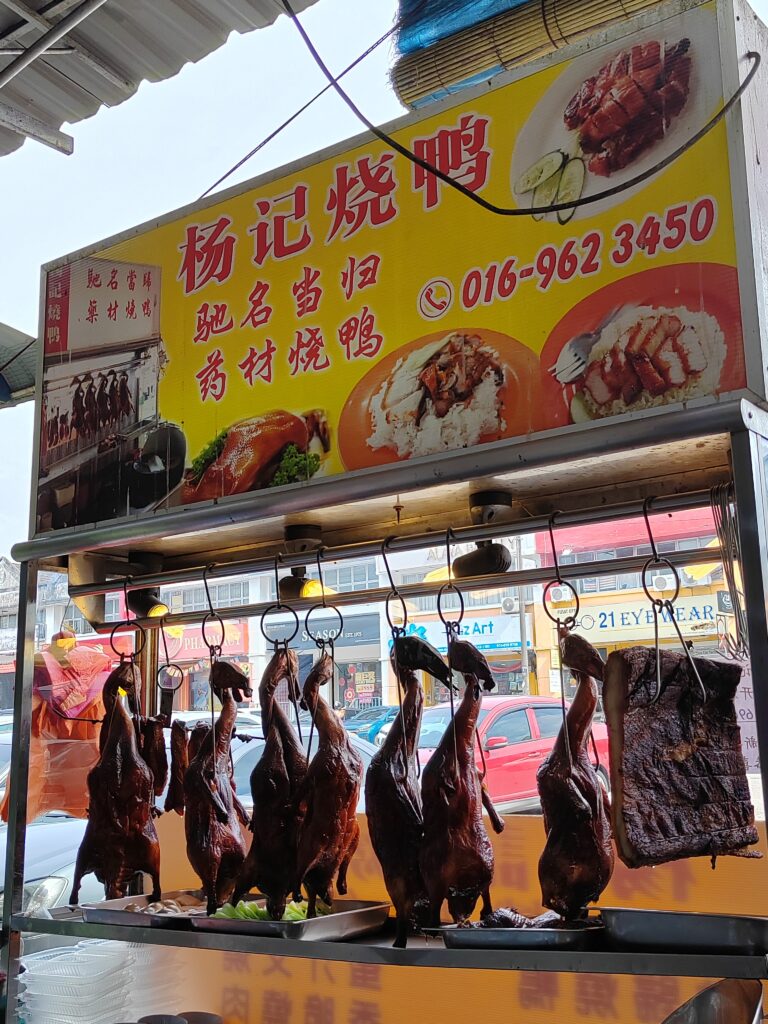 Roasted duck rice served at Yang Kee Herbal Roasted Duck in Taman Universiti, Skudai, Johor Bahru.
